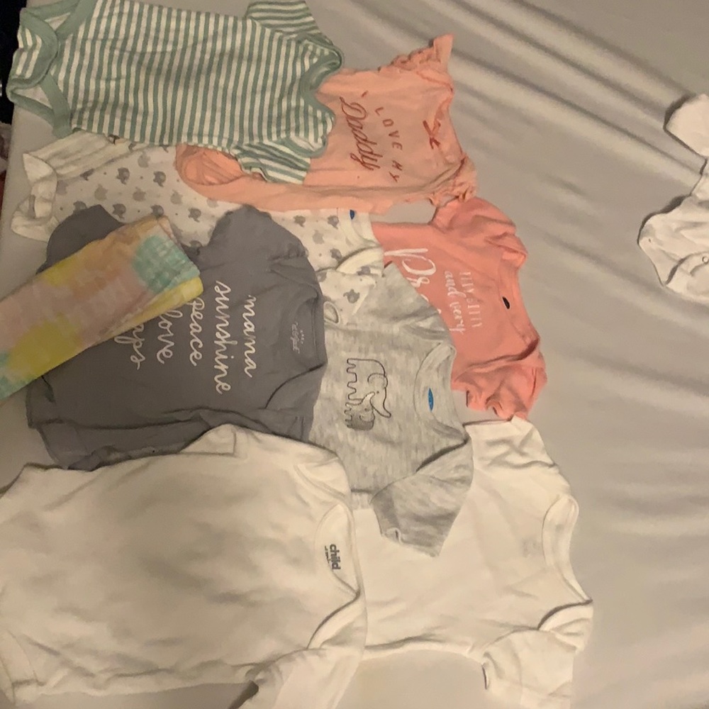 0-3 outfits. some are 3-6 but size like a 0-3